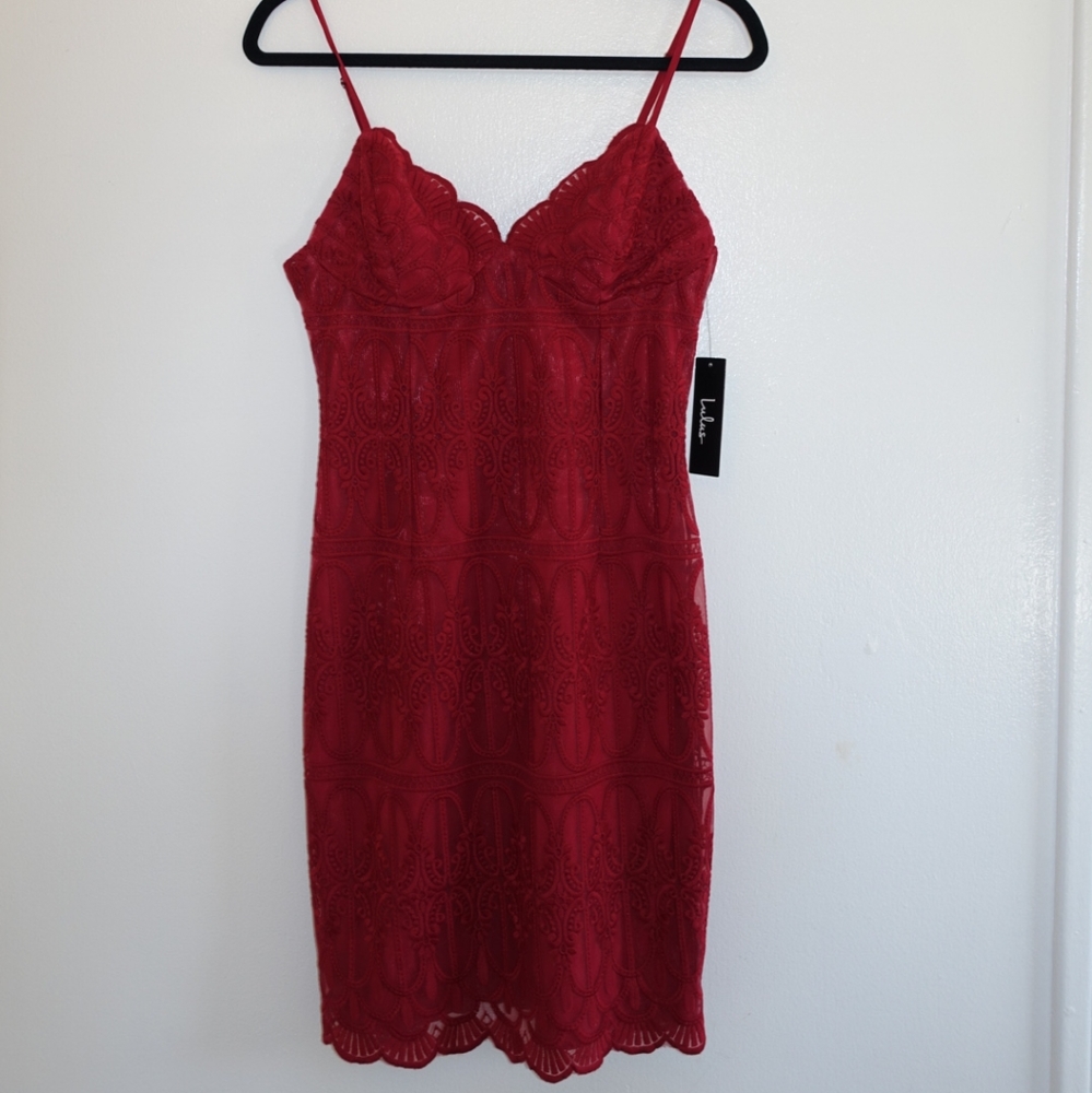 Lulu's red dress, size S